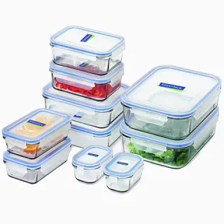 Glass food containers (product photo)